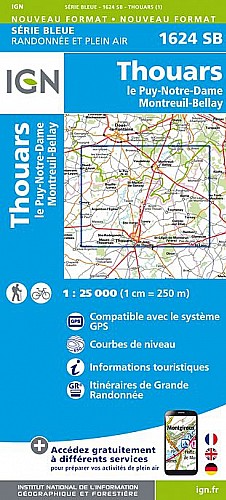 1624SB - Thouars / Le Puy-Notre-Dame / Montreuil-Bellay