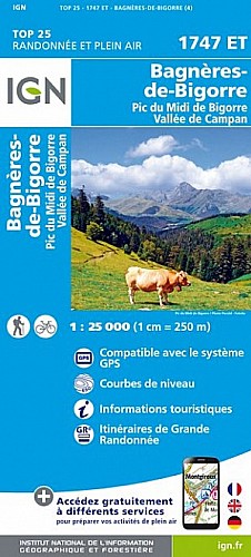 1747ET - Bagneres-De-Bigorre / Pic du Midi de Bigorre / Vallée de Campan