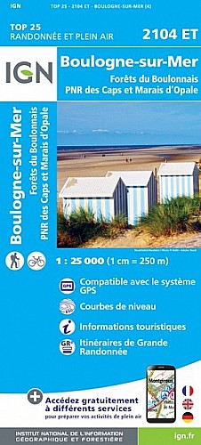 2104ET - Boulogne-Sur-Mer / Forêts du Boulonnais / PNR des Caps et Marais d'Opal