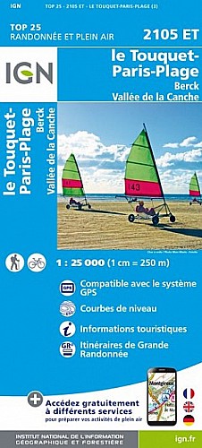 2105ET - Le Touquet-Paris-Plage / Berck / Vallée de la Canche