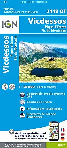 2148OT - Vicdessos / Pics d'Estats et du Montcalm