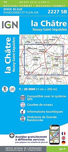 2227SB - LA CHÂTRE / NEUVY-SAINT-SEPULCRE
