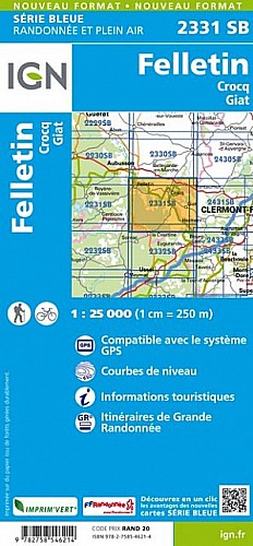 2331SB - Felletin / Crocq / Giat 2331SB - Felletin / Crocq / Giat