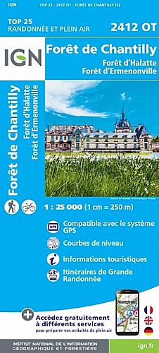 2412OT - Forêt de Chantilly / Forêt d'Halatte/Forêt d'Ermenonville