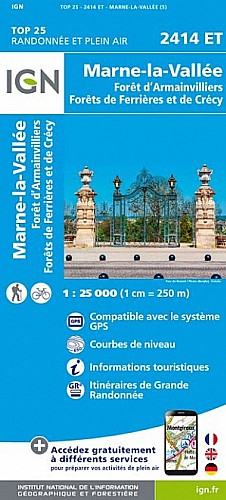 2414ET - Marne-La-Vallée / Forêts d'Armainvilliers / Forêts de Ferrières et de C