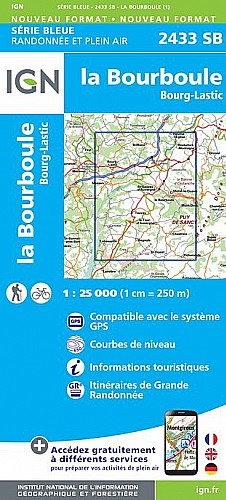 2433SB - La Bourboule / Bourg-Lastic