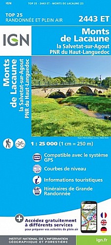 2443ET - Monts de Lacaune / La Salvetat-Sur-Agout / PNR du Haut Languedoc 