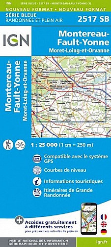 2517SB - Montereau / Fault / Yonne / Moret / Loing / Orvanne 2517SB - Montereau / Fault / Yonne / Moret / Loing / Orvanne