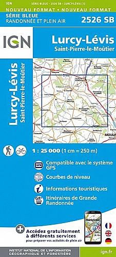 2526SB - Lurcy-Lévis / Saint-Pierre-le-Moûtier 