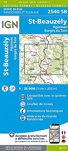 2540SB - Saint-Beauzély / Aguessac/Gorges du Tarn 2540SB - Saint-Beauzély / Aguessac/Gorges du Tarn