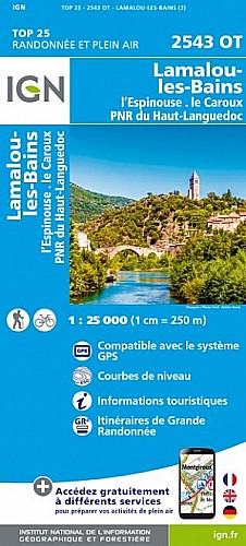 2543OT - Lamalou-Les-Bains / L'Espinouse / Le Caroux / PNR du Haut Languedoc