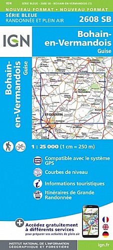 2608SB - BOHAIN-EN-VERMANDOIS / VILLERS-OUTREAUX