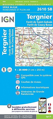 2610SB - TERGNIER / LA FERE / FORÊTS ST-GOBAIN-COUCY