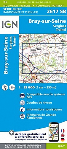 2617SB - Bray-sur-seine/Sergines/Traînel