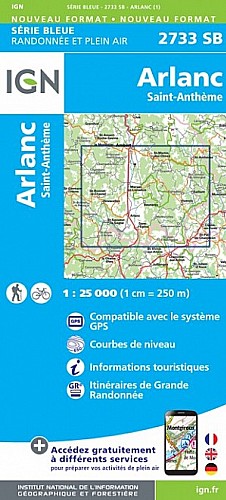 2733SB - ARLANC/SAINT-ANTHEME