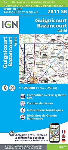 2811SB - GUIGNICOURT/BAZANCOURT/ASFELD