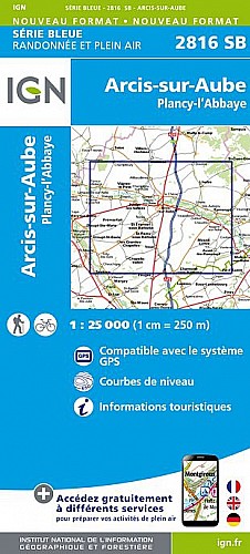 2816SB - Arcis-sur-Aube/Plancy-l'Abbaye