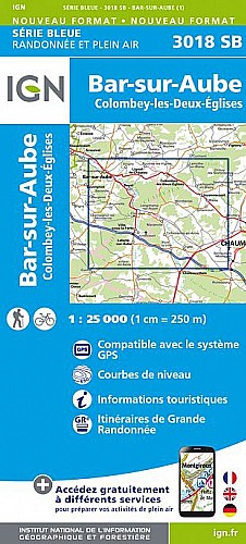 3018SB - Bar-sur-Aube/Colombey-les-Deux-Églises