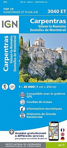 3040ET - Carpentras / Vaison-La-Romaine / Dentelles de Montmirail 