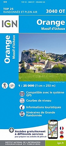 3040OT - Orange / Massif d'Uchaux 