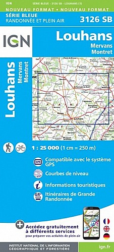 3126SB - LOUHANS / MERVANS / MONTRET