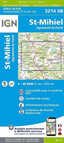 3214SB - Saint-Mihiel / Apremont-la-Forêt