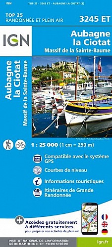 3245ET - Aubagne/La Ciotat/Massif de la Sainte-Baume