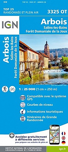 3325OT - Arbois/Salins-Les-Bains/Forêt Domaniale de la Joux