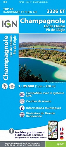3326ET - Champagnole/Lac de Chalain/Pic de l'Aigle 