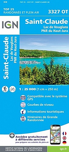 3327OT - Saint-Claude/Lac de Vouglans/PNR du Haut Jura