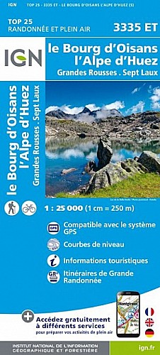 3335ET - Le Bourg-D'Oisans/L'Alpe d'Huez/Grandes-Rousses/Sept Laux 3335ET - Le Bourg-D'Oisans/L'Alpe d'Huez/Grandes-Rousses/Sept Laux