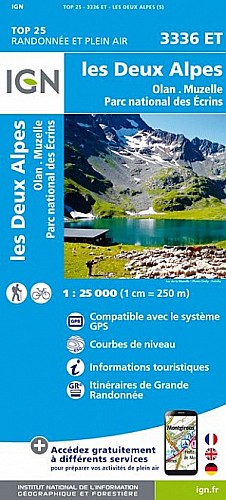 3336ET - Les Deux Alpes/Olan/Muzelle/Pn des Ecrins
