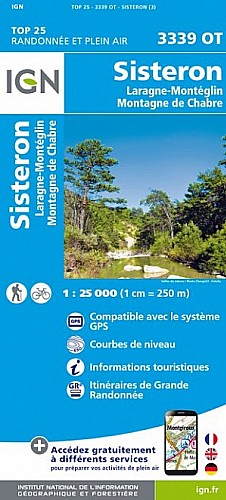 3339OT - Sisteron/Laragne/Monteglin/Montagne de Chabre 