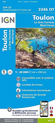 3346OT - Toulon / Le Gros-Cerveau / Mont-Faron 