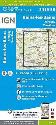 3419SB - BAINS-LES-BAINS / XERTIGNY / VAUVILLERS