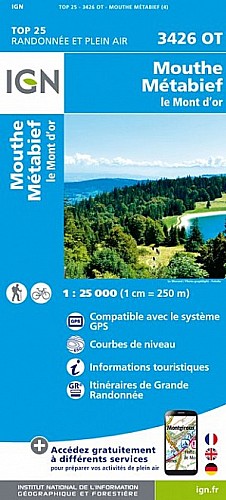 3426OT - Mouthe/Metabief/Le Mont d'or 