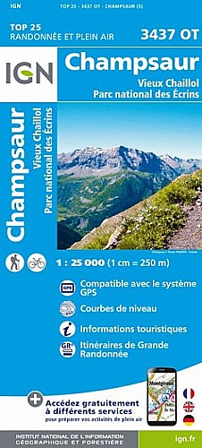 3437OTR - Champsaur / Vieux-Chaillol / PN des Ecrins