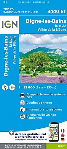 3440ET - Digne-Les-Bains / La Javie / Vallée de la Bléone 3440ET - Digne-Les-Bains / La Javie / Vallée de la Bléone