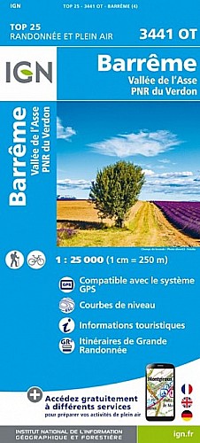 3441OT - Barrême / Vallée de l'Asse / PNR du Verdon 3441OT - Barrême / Vallée de l'Asse / PNR du Verdon