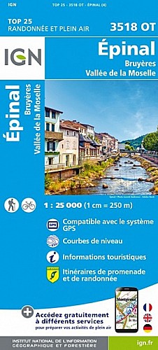 3518OT - Epinal / Bruyères / Vallée de la Moselle (Club Vosgien)