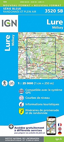 3520SB - LURE / MELISEY (Club Vosgien)