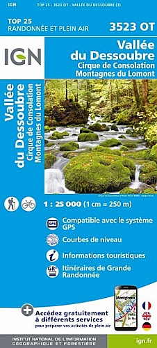 3523OT - Vallée du Dessoubre / Cirque de Consolation / Montagnes du Lomont