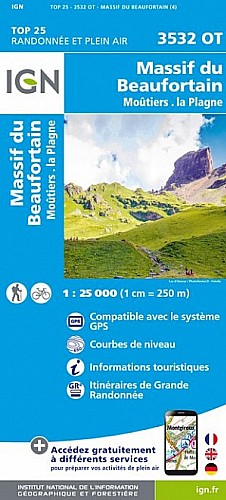 3532OT - Massif du Beaufortain - Moûtiers - La Plagne 