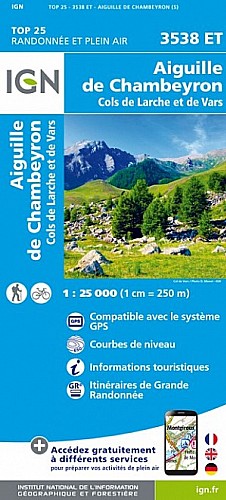 3538ET - Aiguille de Chambeyron / Cols de Larche et de Vars 3538ET - Aiguille de Chambeyron / Cols de Larche et de Vars