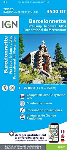 3540OT - Barcelonnette / Pra-Loup / Le Sauze / Allos / PN du Mercantour 3540OT - Barcelonnette / Pra-Loup / Le Sauze / Allos / PN du Mercantour