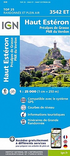 3542ET - Haut-Esteron / Prealpes-de-Grasse
