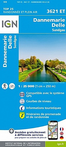 3621ET - Dannemarie / Delle / Sundgau (Club Vosgien)