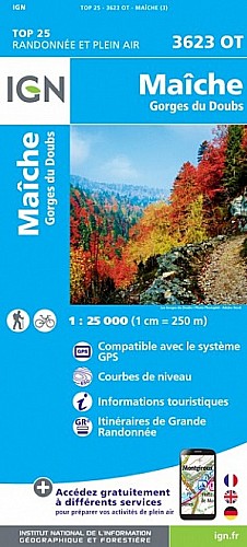 3623OT - Maiche / Gorges du Doubs