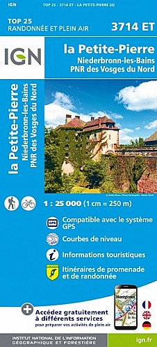 3714ET - La Petite Pierre / Niederbronn-Les-Bains / Pnr des Vosges du Nord (Club