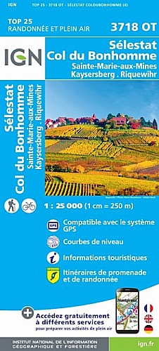 3718OT - Sélestat / Col du Bonhomme / Saint-Marie-Aux-Mines / Kaysersberg / Riqu